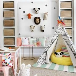 Kids Depot Zoo Wall Trophy Décor