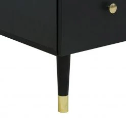 Bopita Cloë Matt Black Dresser 3 Drawers Baby Furniture