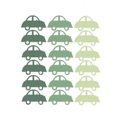 LM Baby Art Décor Wall Stickers Cars