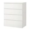 Ikea Malm Dresser 4 Drawers