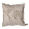 Colorique Linen Cushion Cover Explore Globe 1 Colorique Linen Cushion Cover Explore Globe