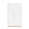 Bopita Fenna 2 Doors Wardrobe White/Natural 1 Bopita Fenna 2 Doors Wardrobe White/Natural