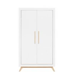 Bopita Fenna 2 Doors Wardrobe White/Natural