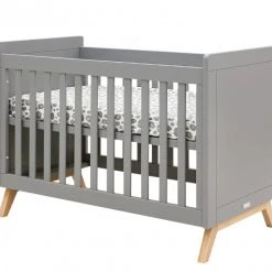 Bopita Fenna Cot 60 X 120 Grey/ Natural Baby Furniture