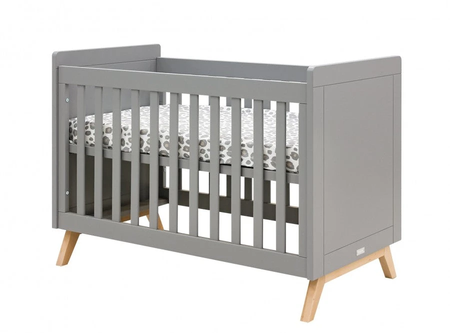 Bopita Fenna Cot 60 X 120 Grey/ Natural Baby Furniture 4 Bopita Fenna Cot 60 X 120 Grey/ Natural Baby Furniture