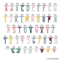 A Little Lovely Company Little Lovely Company Letter Banner Décor