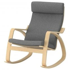 Ikea Rocking Chair Poang Birch Veneer