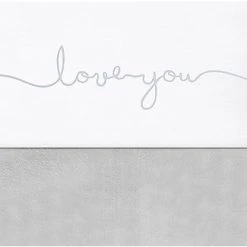 Jollein Flat Sheet 'Love You" 120 X150