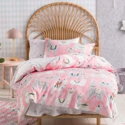 Hiccups Llama Party Duvet Set