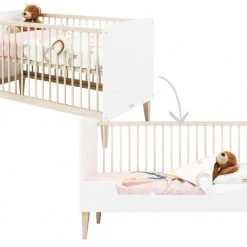 Bopita Indy Cotbed 140x70cm White/ Natural 11 Bopita Indy Cotbed 140x70cm White/ Natural