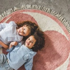 Tapis Petit Rug Round Heart 120 X 120