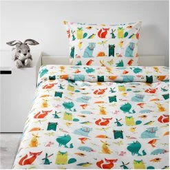Ikea Duvet Set Lattjo Animals Linen