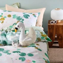 Linenhouse Linen Duvet Cover Set Swanning Around