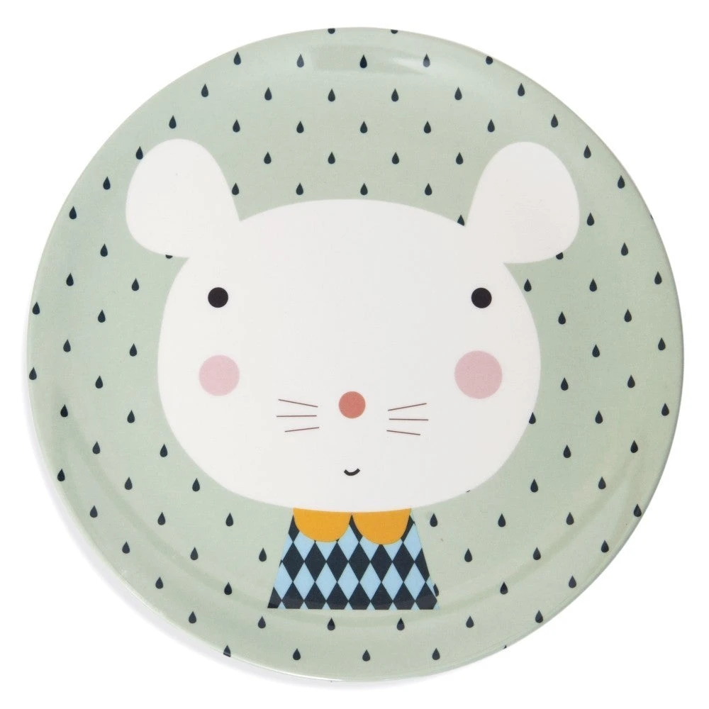 Petit Monkey Melamine Plate Drops 4 Petit Monkey Melamine Plate Drops