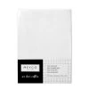 Meyco Percale Cotton Fitted Sheet White Linen