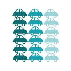 LM Baby Art Décor Wall Stickers Cars
