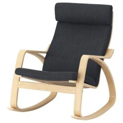 Ikea Rocking Chair Poang Birch Veneer