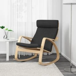 Ikea Rocking Chair Poang Birch Veneer