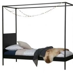 De Eekhoorn Baron Bed Metal Black 90 X 200cm