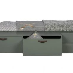 De Eekhoorn Stage Bed + Drawers 80x 200cm Pine Soap