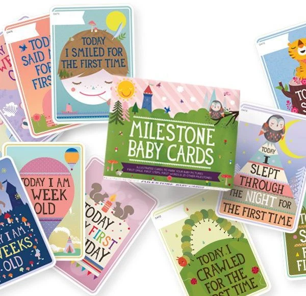 Milestone Baby Cards Growth Charts 5 Milestone Baby Cards Growth Charts