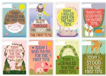 Milestone Baby Cards Growth Charts 4 Milestone Baby Cards Growth Charts