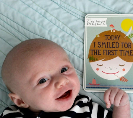 Milestone Baby Cards Growth Charts 7 Milestone Baby Cards Growth Charts