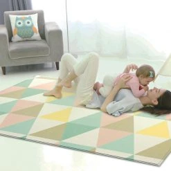 Lots 4 Tots Play Mat- Pastel Triangle