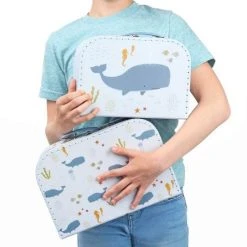 A Little Lovely Company Kiddies Bags Suitcase Set