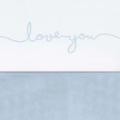 Jollein Flat Sheet 'Love You