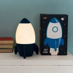 Rex London Décor Space Age Rocket Night Light 7 Rex London Décor Space Age Rocket Night Light