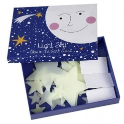 Rex London Décor Box Of 30 Glow In The Dark Stars Stickers