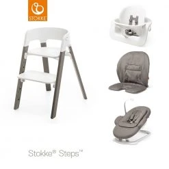 Stokke Steps Chair White Seat Highchairs
