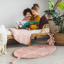 Tapis Petit Rug Feather Old Pink