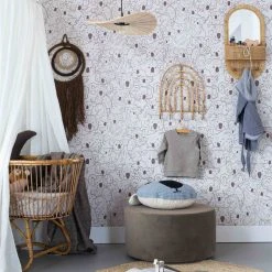 Kids Depot Linen Cushion Crochet Animal Coco 50cm