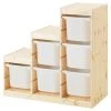 Ikea Trofast Element Wood 94x44x91 +6 Boxes