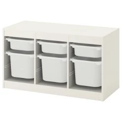 Ikea Baby Furniture Trofast Combination White 6 Boxes