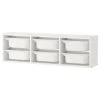 Ikea Trofast Wall Storage Combination + 6 Boxes