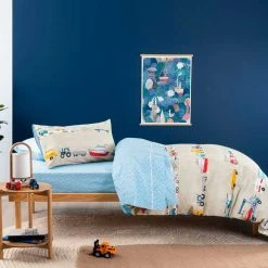 Poppiseed Duvet Cover Set Traffic Stop Multi Linen