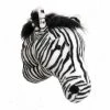 Wild & Soft Décor Wall Trophy Zebra