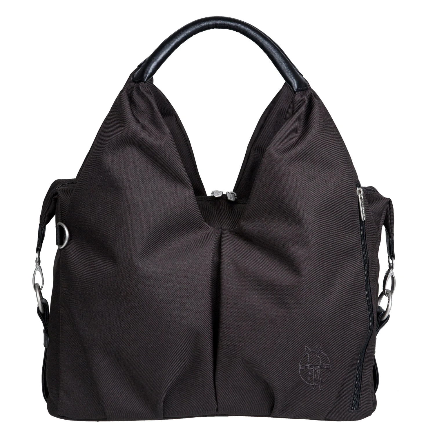 Lässig Lassig Baby Bag Neckline Bag Spin Dye Black 9 Lässig Lassig Baby Bag Neckline Bag Spin Dye Black